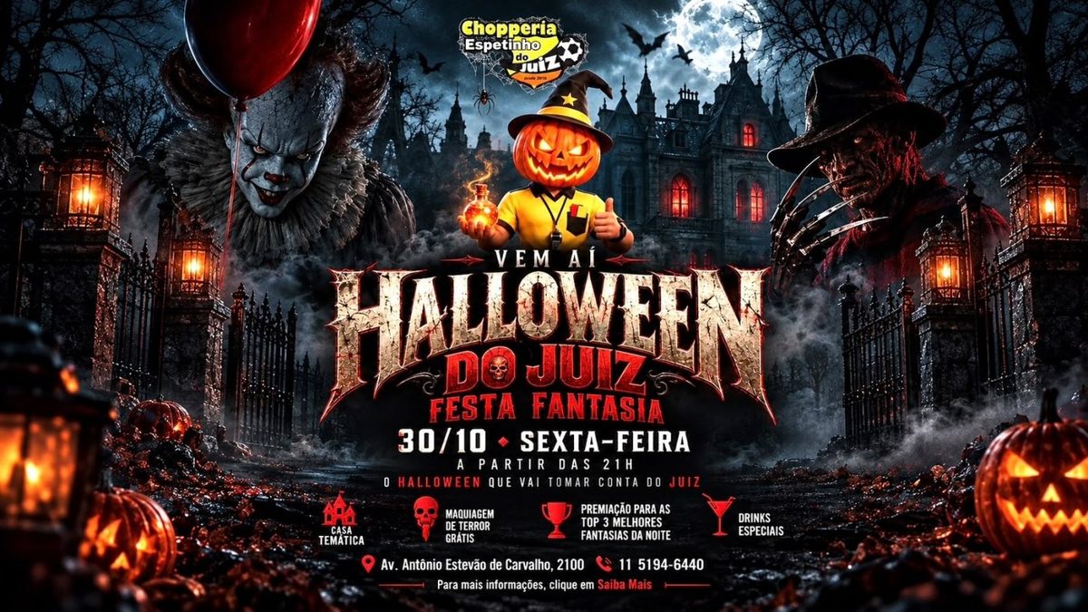 Afbeelding van de bron — JUIZ PATRIARCA HALLOWEEN FESTA FANTASIA | BAR DO JUIZ PATRIARCA | 30/10-SEX