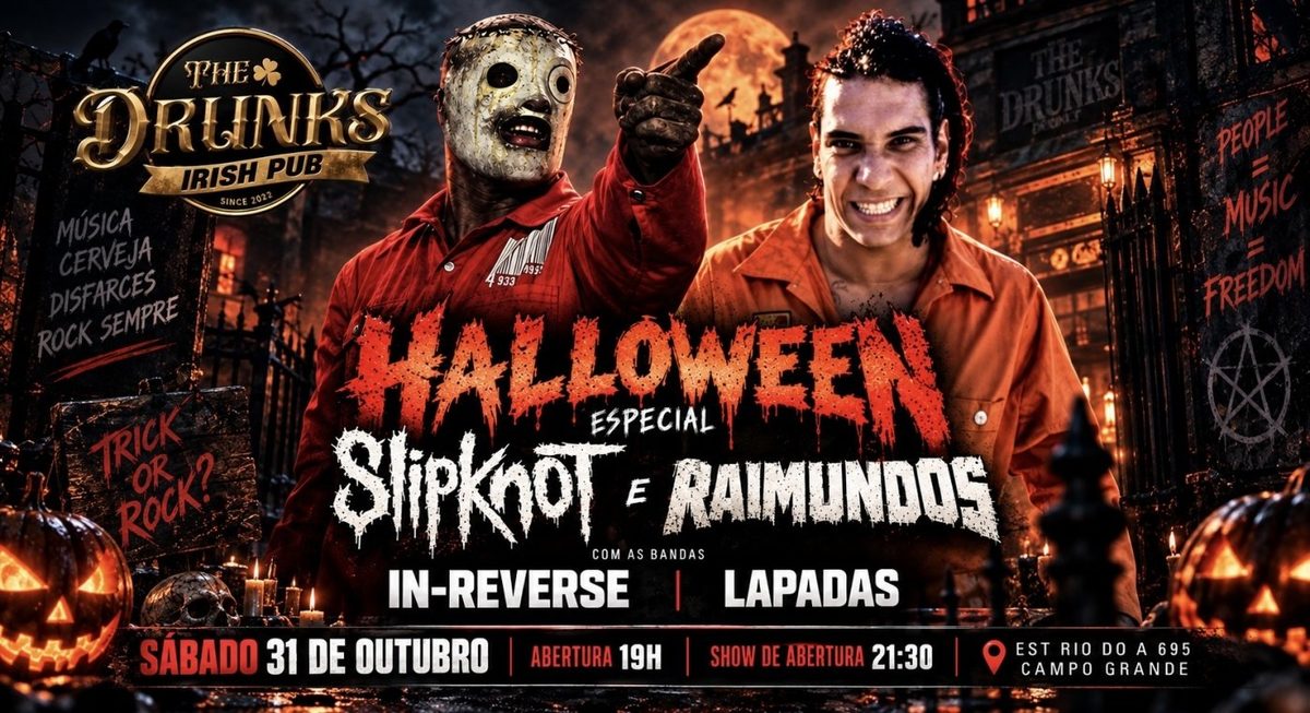 Imagem da fonte — Hallowen-Epsecial Slipknot e Raimundos