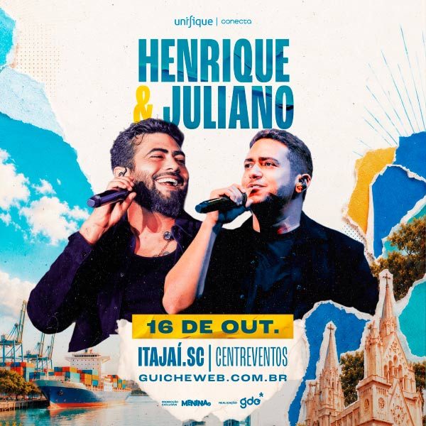 Imagem da fonte — HENRIQUE E JULIANO EM ITAJAÍ