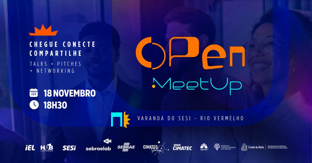 Imagem da fonte — Open MeetUp - Edição na Varanda
