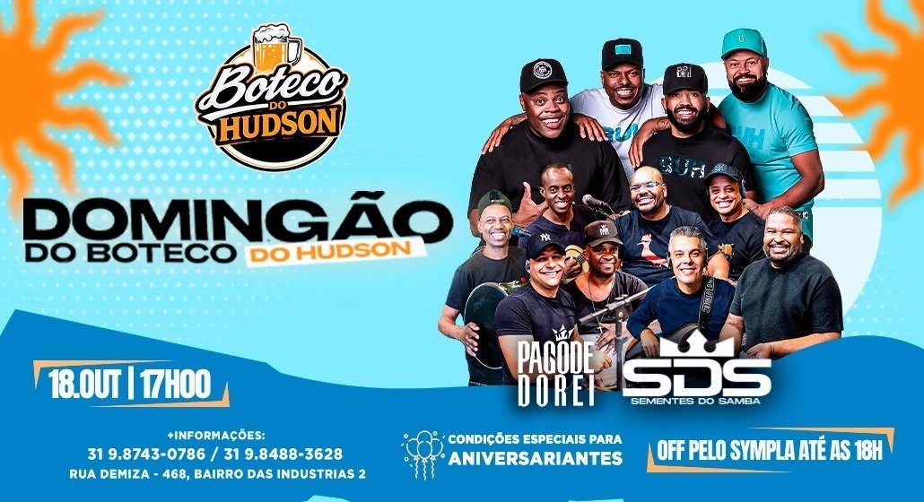 Source image — DOMINGÃO DO BOTECO | BOTECO DO HUDSON