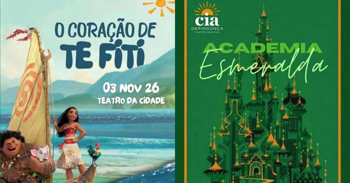 Imagem da fonte — Cia Geringonça - O Coração de Te Fiti / Academia Esmeralda