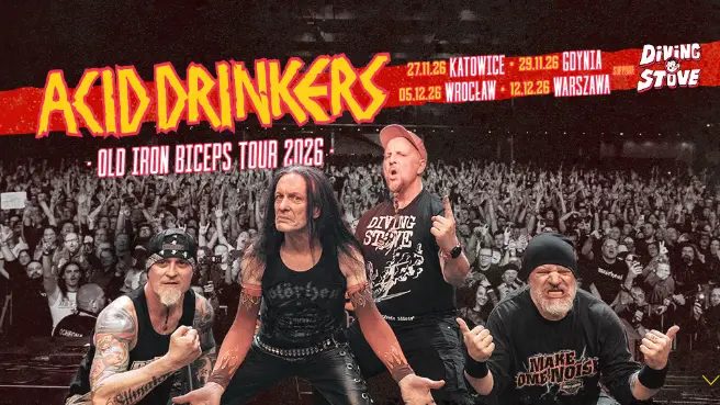 Imagem da fonte — Acid Drinkers - Old Iron Biceps Tour 2026
