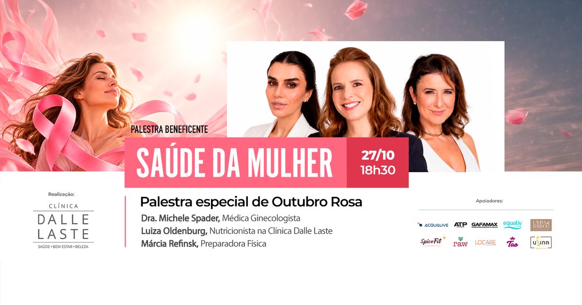 Bild der Quelle — 15º Evento Beneficente - SAÚDE DA MULHER (Outubro Rosa)