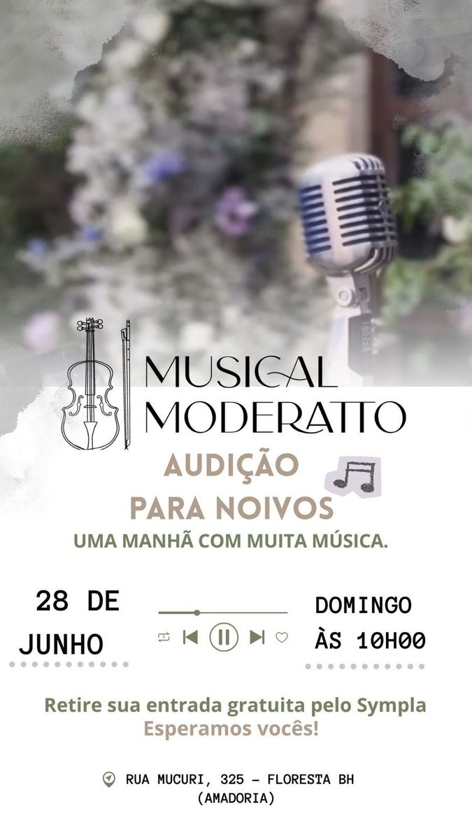 Imagem da fonte — Audição para noivos - Musical Moderatto e Banda Arraxxta