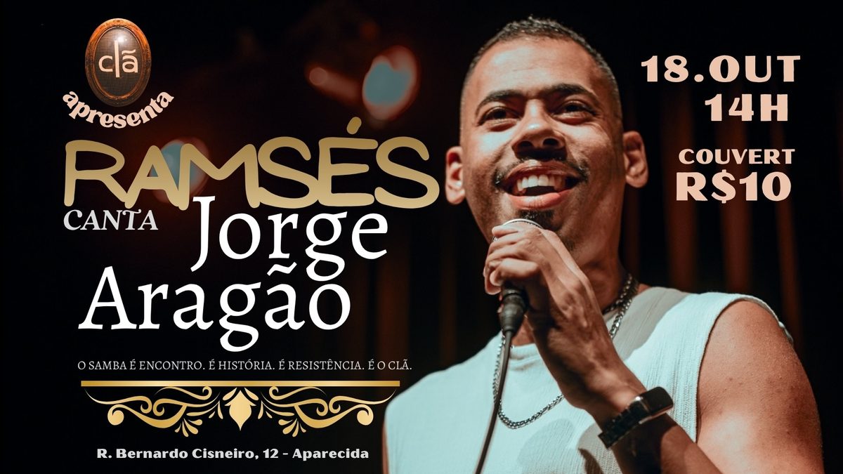 Bild der Quelle — RAMSÉS CANTA JORGE ARAGÃO - UMA TARDE DE SAMBA NO CLÃ