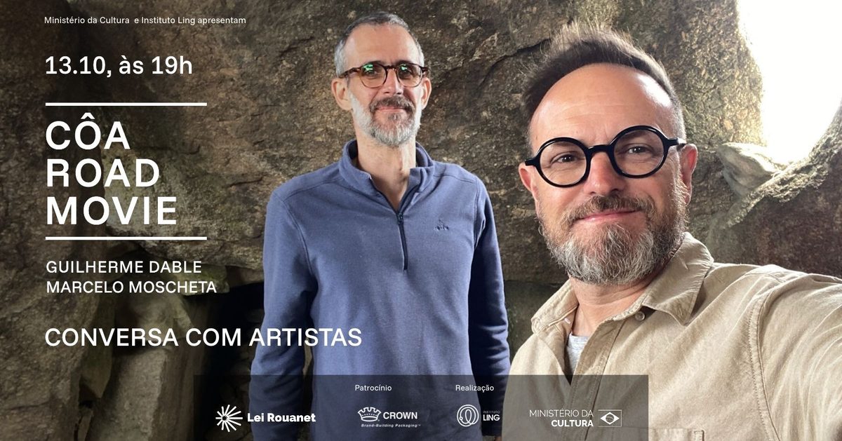 Imagem da fonte — CONVERSA COM ARTISTAS | EXPOSIÇÃO CÔA ROAD MOVIE