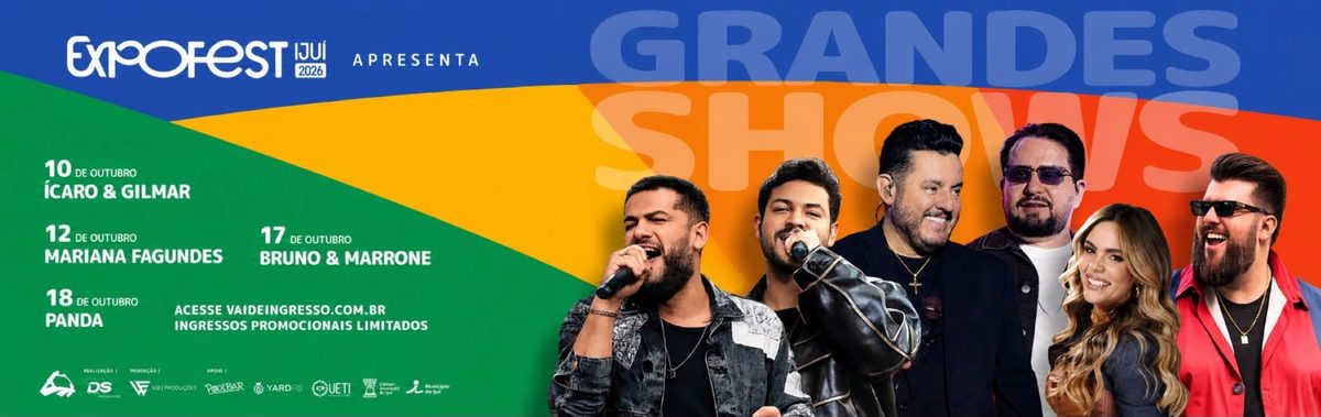 Imagem da fonte — Bruno & Marrone — Agenda de shows (40 Anos) — Ijuí/RS — Expo Fest Ijuí Panda em Ijuí - Bruno e Marrone