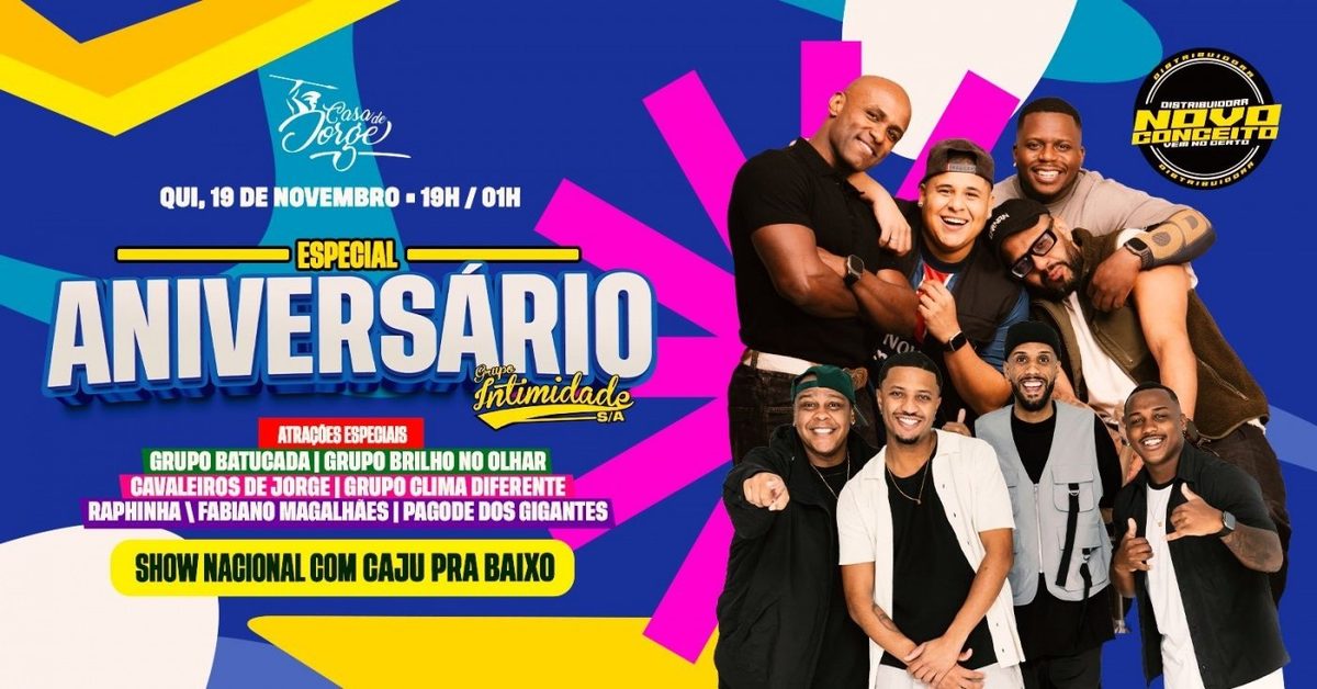 Bild der Quelle — Aniversário do Intimidade S/A - Show do Caju Pra Baixo + convidados