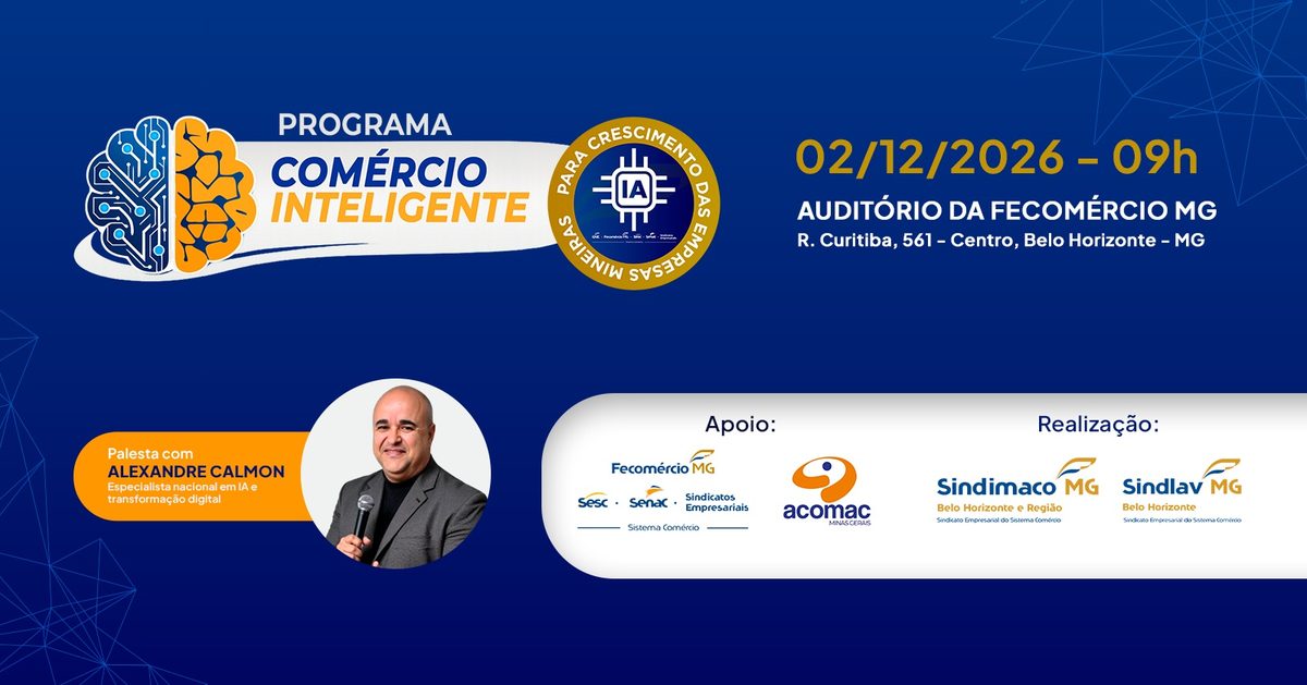 Imagen de la fuente — PALESTRA SOBRE IA | PROGRAMA COMÉRCIO INTELIGENTE SINDIMACO | SINDLAV
