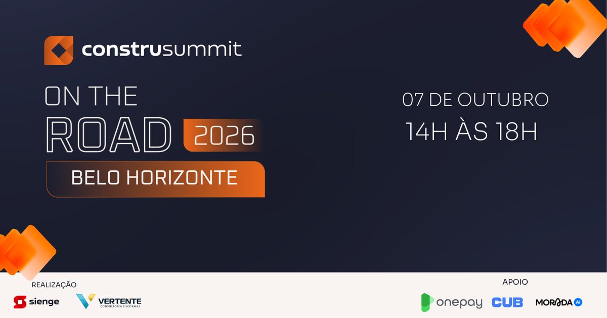 Imagem da fonte — Construsummit On the Road | Belo Horizonte