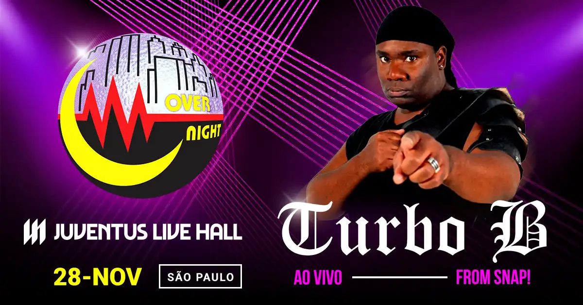 Imagem da fonte — Festa 38 Anos Over Night com Turbo B e djs