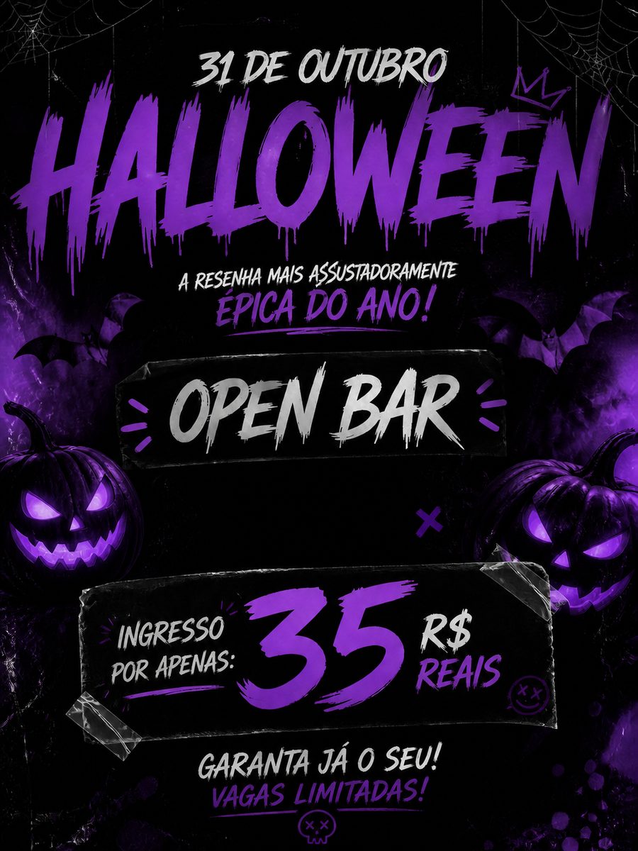 출처 이미지 — Halloween Open Bar 31/10