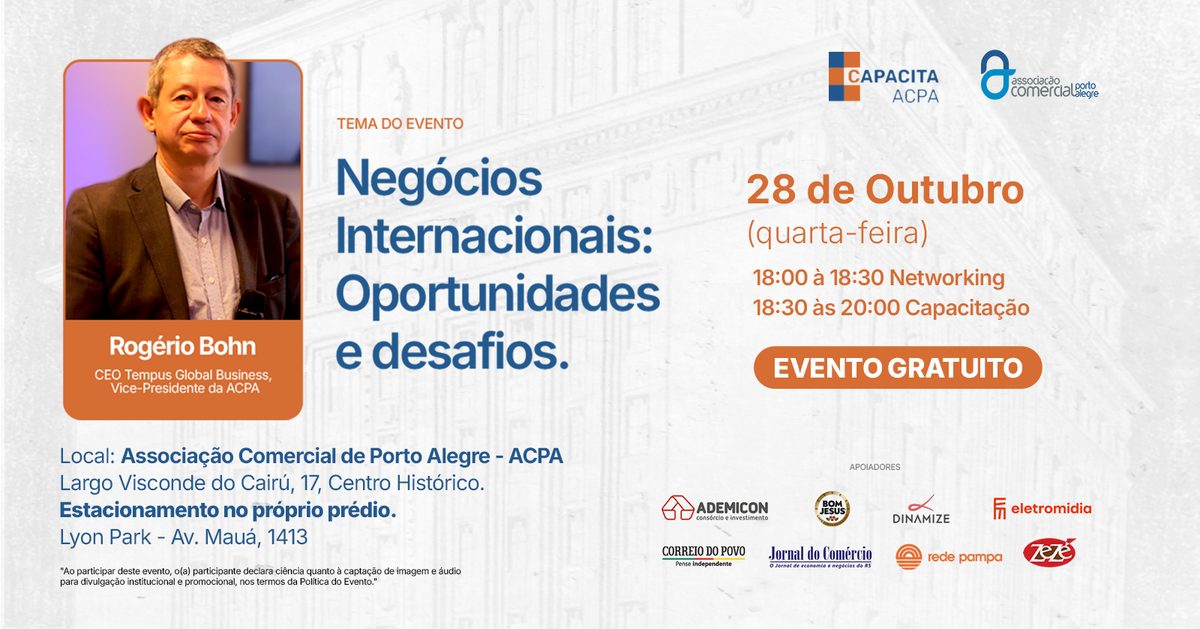 Bild der Quelle — Capacita ACPA | Negócios Internacionais: Oportunidades e desafios.