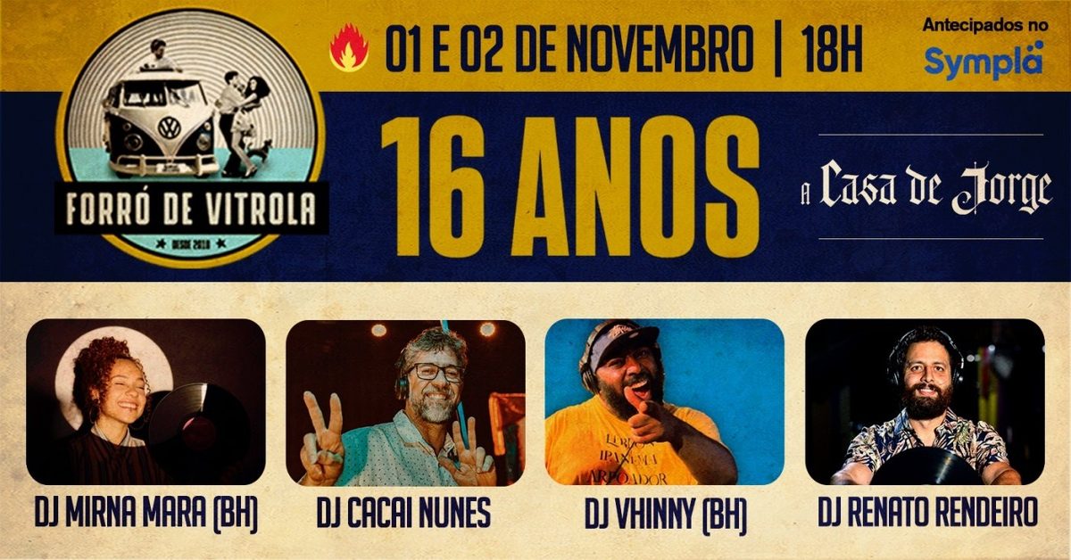 Immagine della fonte — 16 anos do Forró de Vitrola - 01 e 02 de novembro