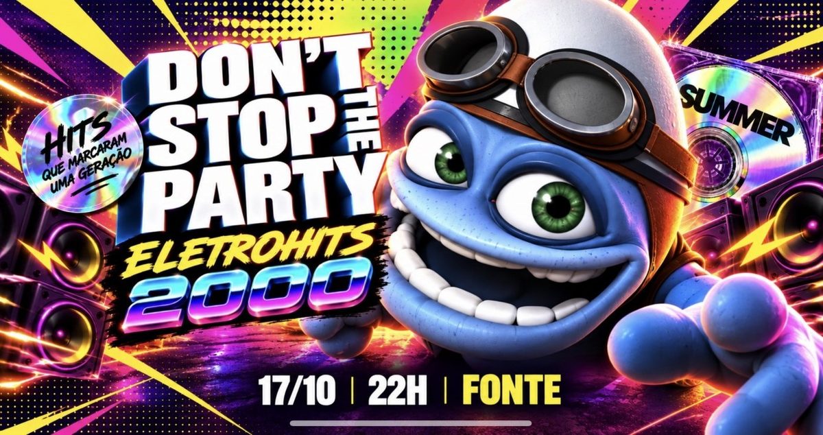 출처 이미지 — Dont Stop the Party | ELETRO HITS 2000 | A trilha sonora de uma geração está de volta! Fonte.