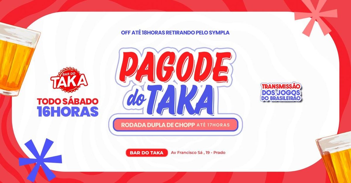 Image de la source — PAGODE DO TAKA | Novo Bar Balada de BH |Sábado 17-10