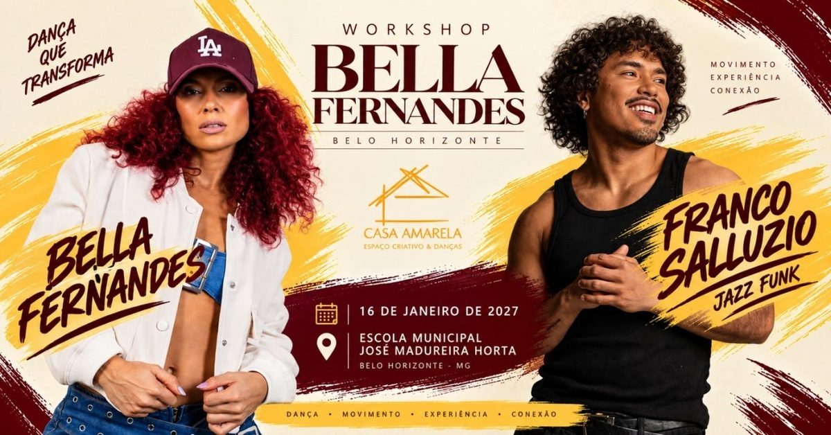 出典の画像 — WORKSHOP COM BELLA FERNANDES E FRANCO SALUZZIO