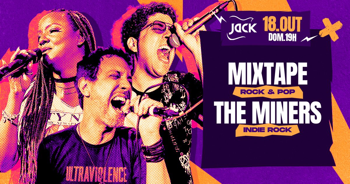 출처 이미지 — DOMINGO JACK! MIXTAPE (ROCK & POP) + THE MINERS (INDIE ROCK)