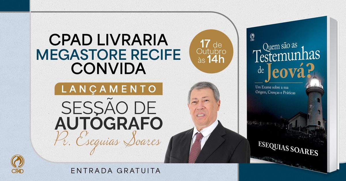 Bild der Quelle — LIVRARIA MEGASTORE RECIFE - PALESTRA - QUEM SÃO AS TESTEMUNHAS DE JEOVÁ?