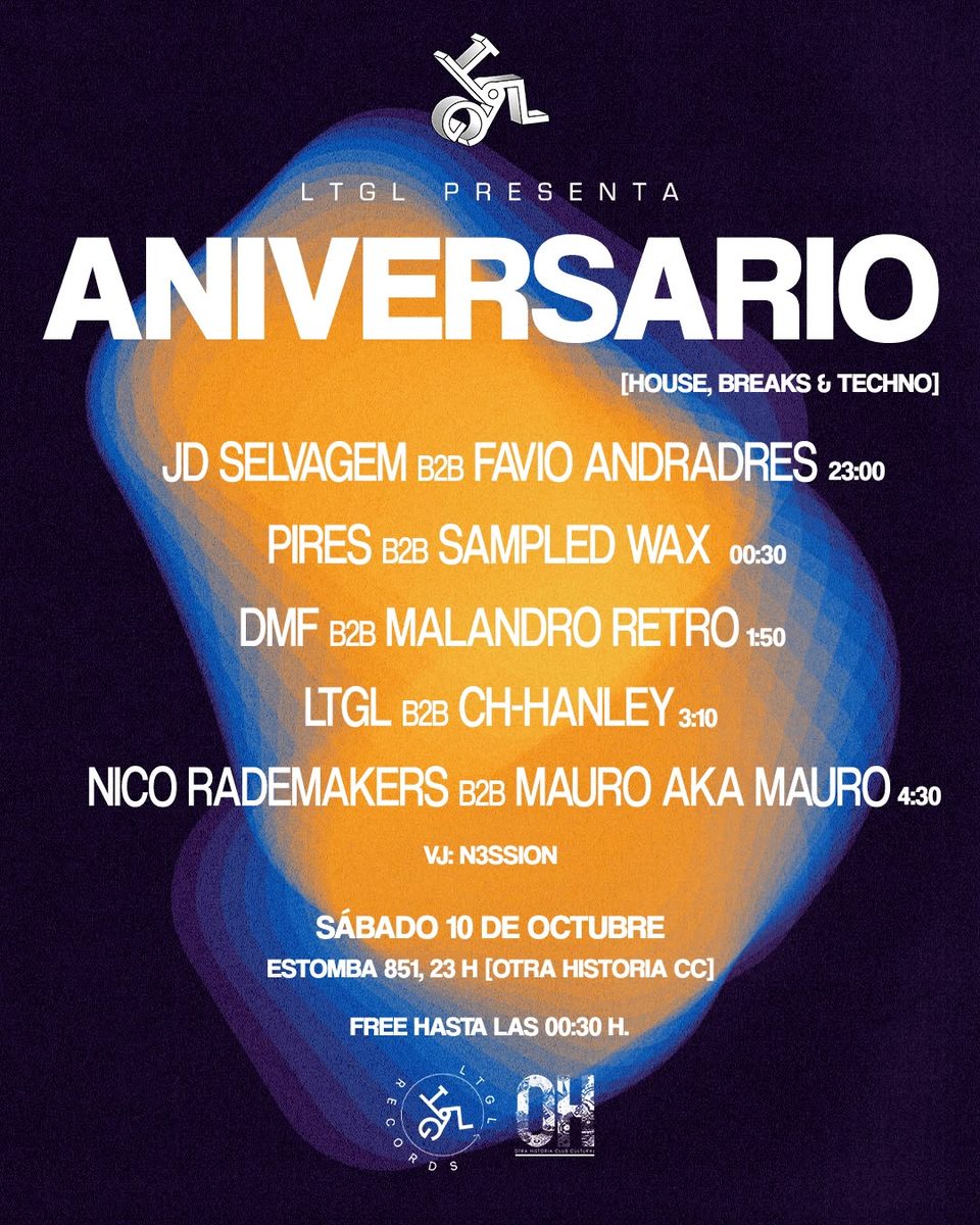 Source image — LTGL Records “Aniversario” [House Breaks & Techno]