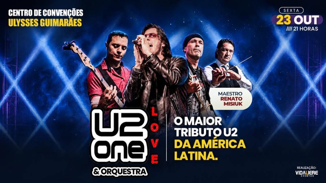 Imagem da fonte — U2 One Love & Orquestra Brasília - Tour 2026