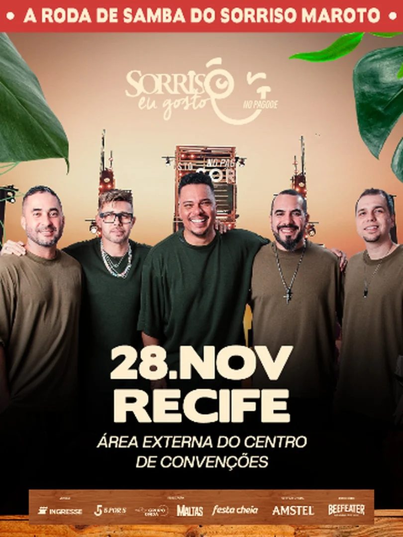 Source image — Sorriso Eu Gosto no Pagode - Recife