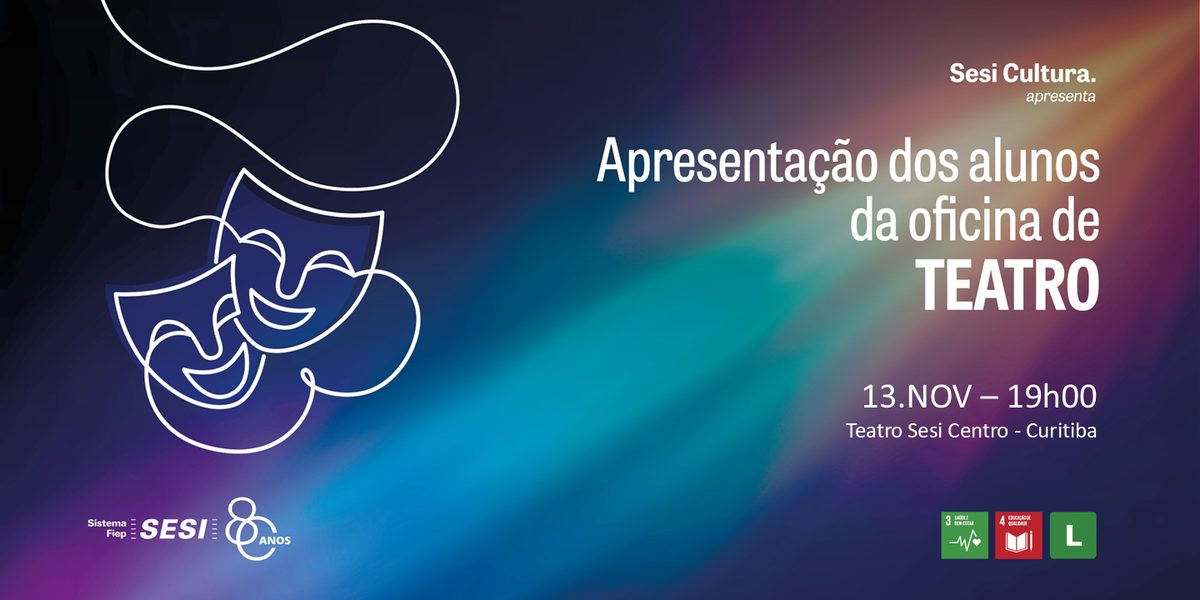 Imagem da fonte — APRESENTAÇÃO DOS ALUNOS DA OFICINA DE TEATRO | SÃO JOSÉ DOS PINHAIS