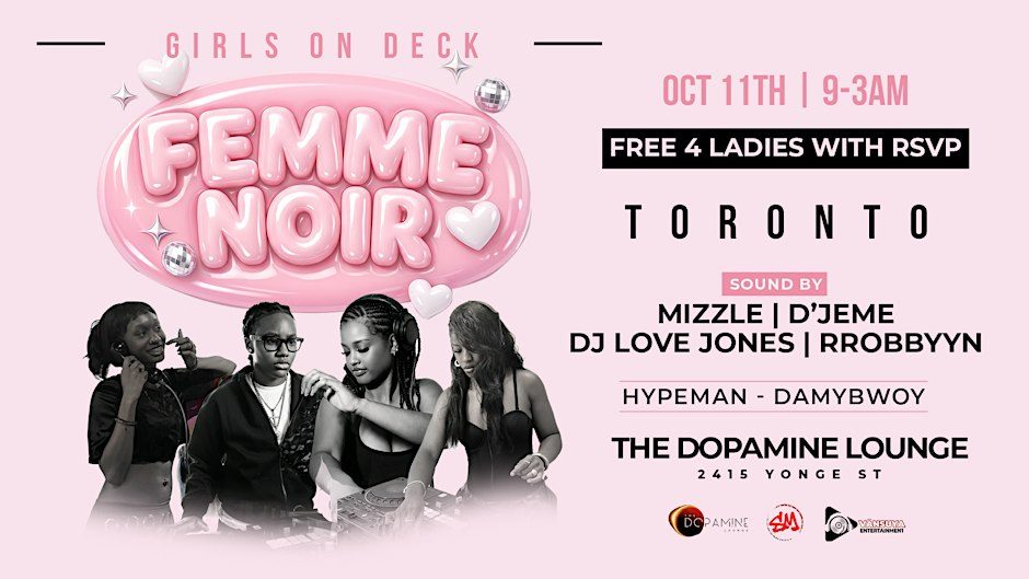 Source image — Girls on Deck- FEMME NOIR Toronto- Long weekend Party