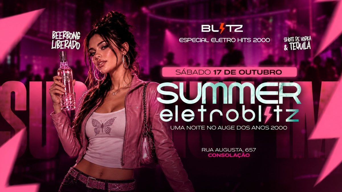 출처 이미지 — SUMMER ELETRO BLITZ - Os hits que marcaram o início dos anos 2000!