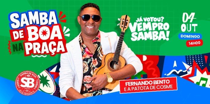 Imagen de la fuente — FERNANDO BENTO NO SAMBA DE BOA NA PRAÇA
