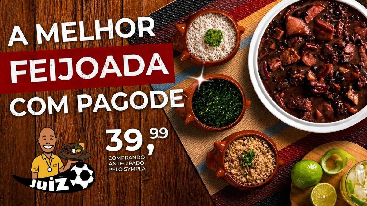 Imagem da fonte — JUIZ PATRIARCA - FEIJOADA - BUFFET À VONTADE COM PAGODE AO VIVO