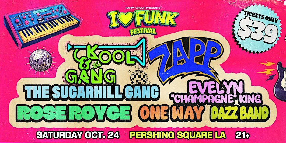 Source image — I LOVE FUNK: Kool & The Gang, Zapp, The Sugarhill Gang, Rose Royce & MORE
