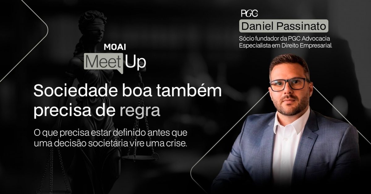 Imagem da fonte — MOAI Meetup |Sociedade boa também precisa de regra