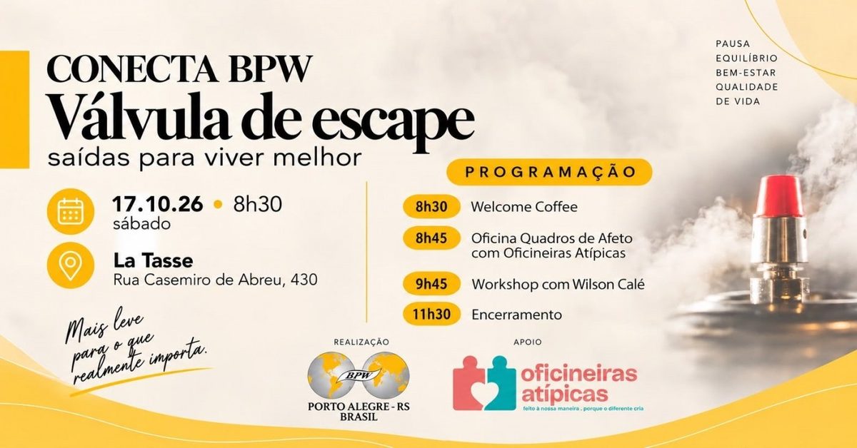 Bild der Quelle — Conecta BPW - Válvula de Escape: saídas para viver melhor
