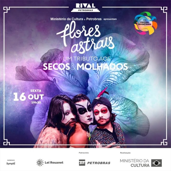 Imagen de la fuente — Flores Astrais — Tributo a Secos e Molhados