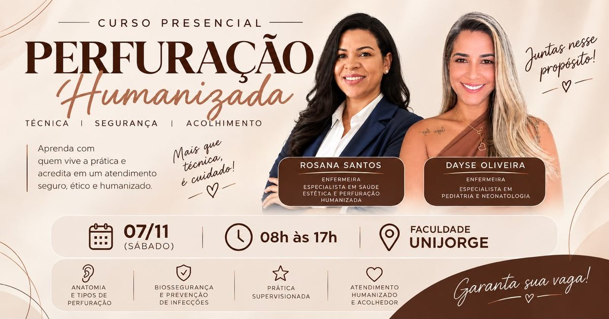 Afbeelding van de bron — Curso de Perfuração Humanizada