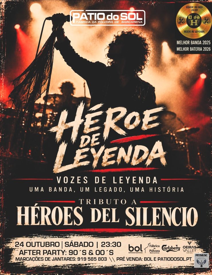 Source image — Héroe de Leyenda – Tributo Héroes del Silencio | After party: 80´s
