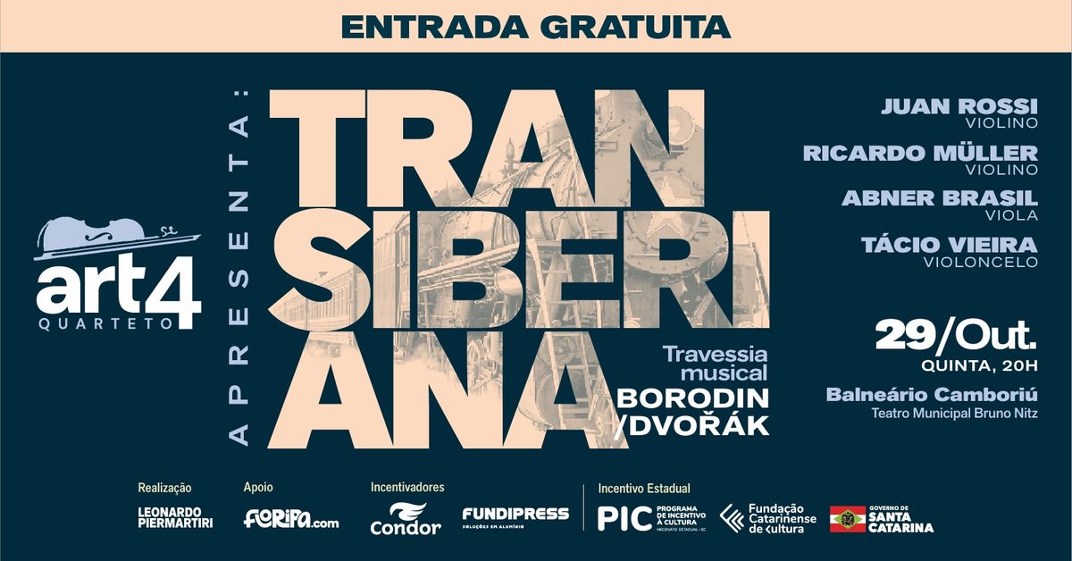 Bild der Quelle — Quarteto de Cordas Art4 - Turnê Transiberiana