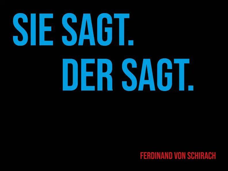 Immagine della fonte — SHE SAYS. HE SAYS.