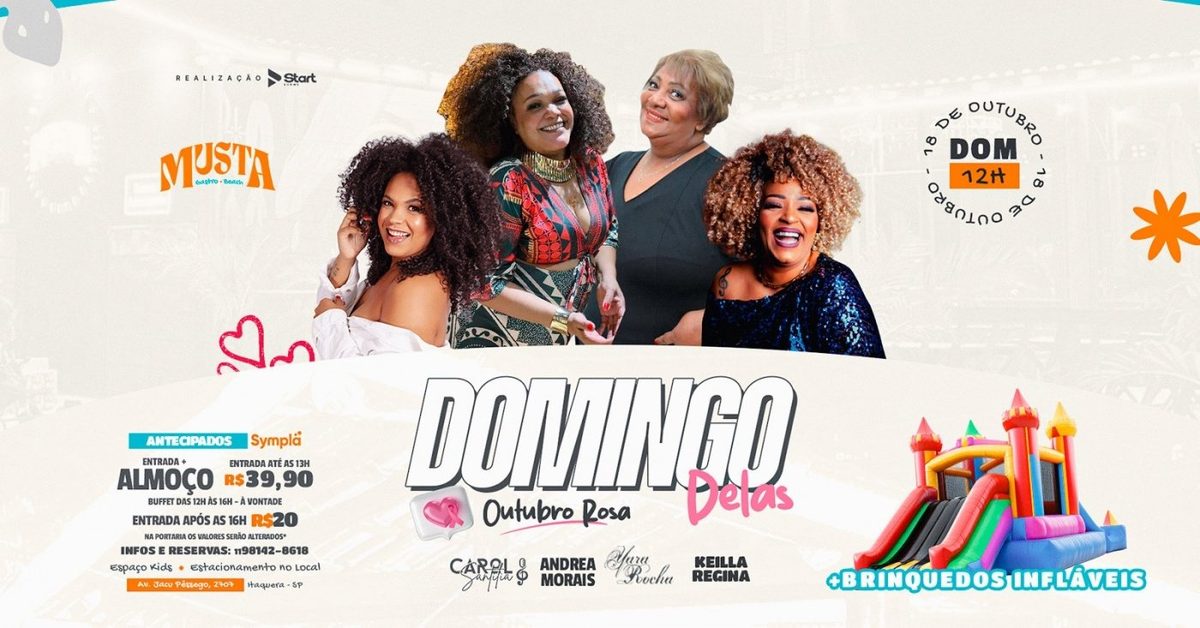 Imagen de la fuente — YARA ROCHA - KEILA REGINA - ANDREIA MORAIS - CAROL SANTILHA PALCO PRINCIPAL NO MUSTA GASTRO BEACH