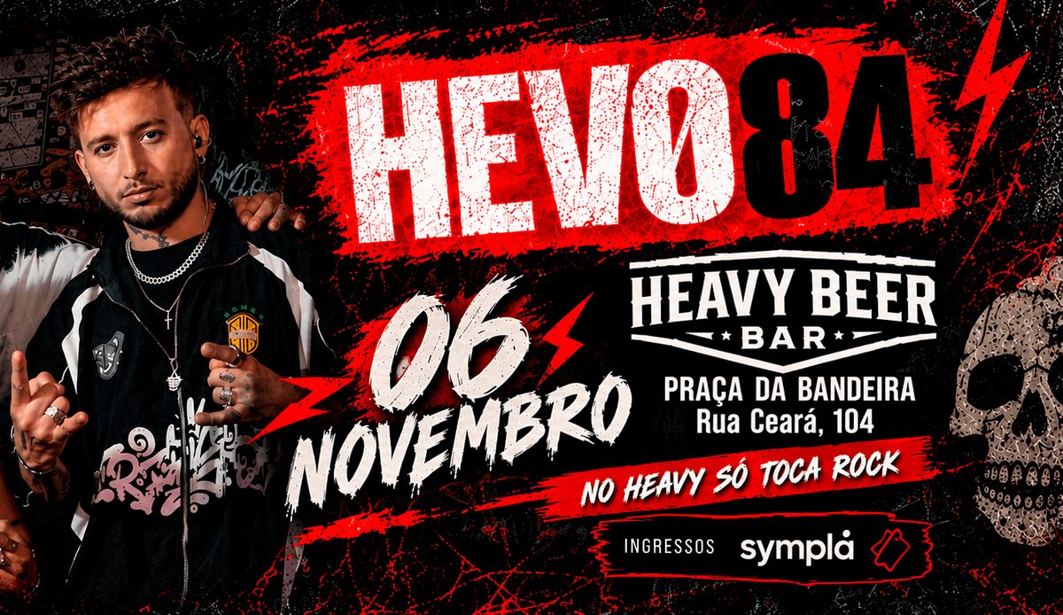 Imagem da fonte — HEVO84 AO VIVO NO HEAVY BEER