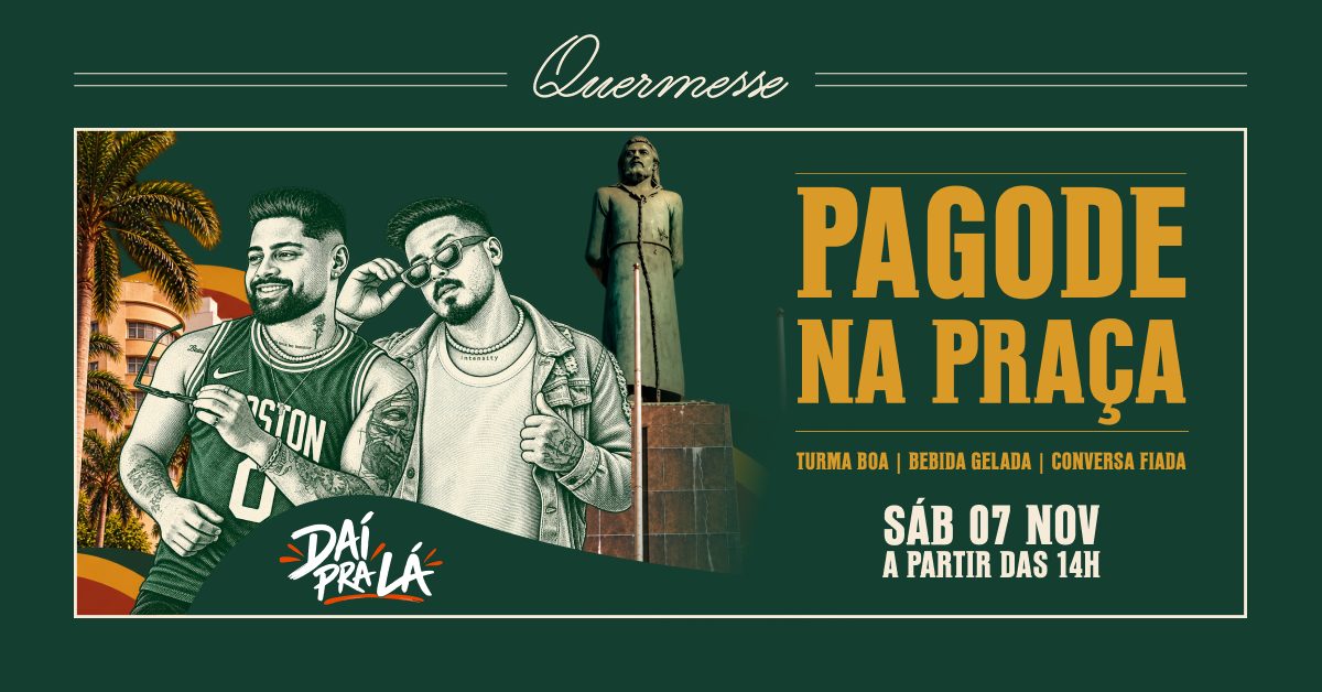Imagem da fonte — Pagode na Praça | 07/11 (Sábado)