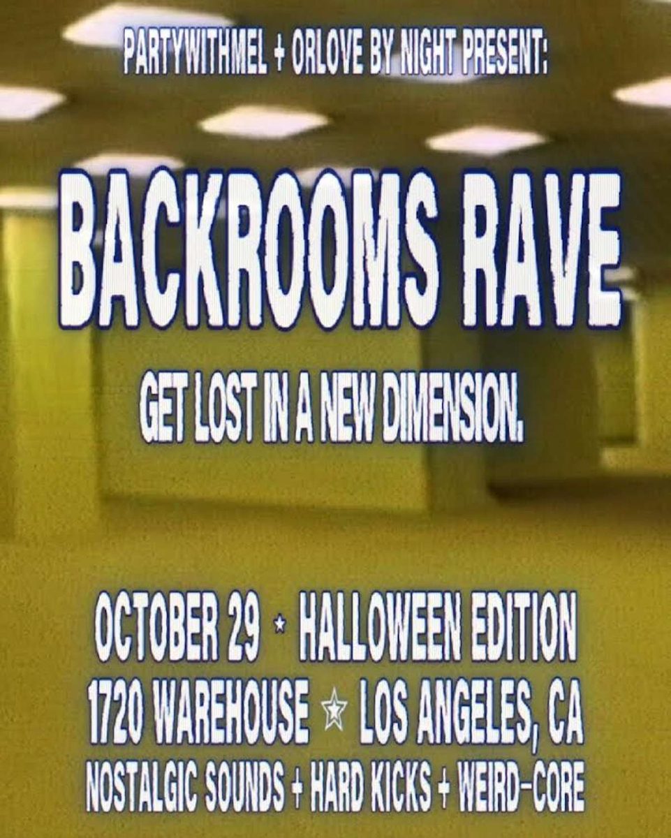 Source image — BACKROOMS RAVE [HALLOWEEN EDITION]