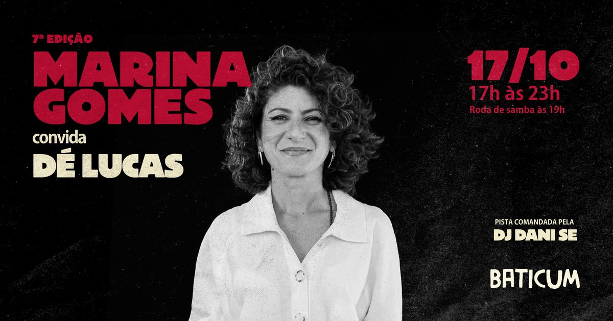 出典の画像 — Marina Gomes convida | 7° edição - Dé Lucas