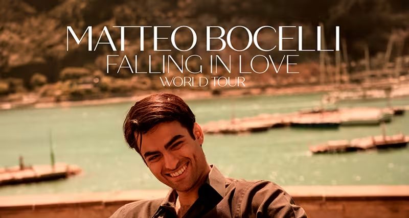 Imagem da fonte — Matteo Bocelli — Falling in Love World Tour