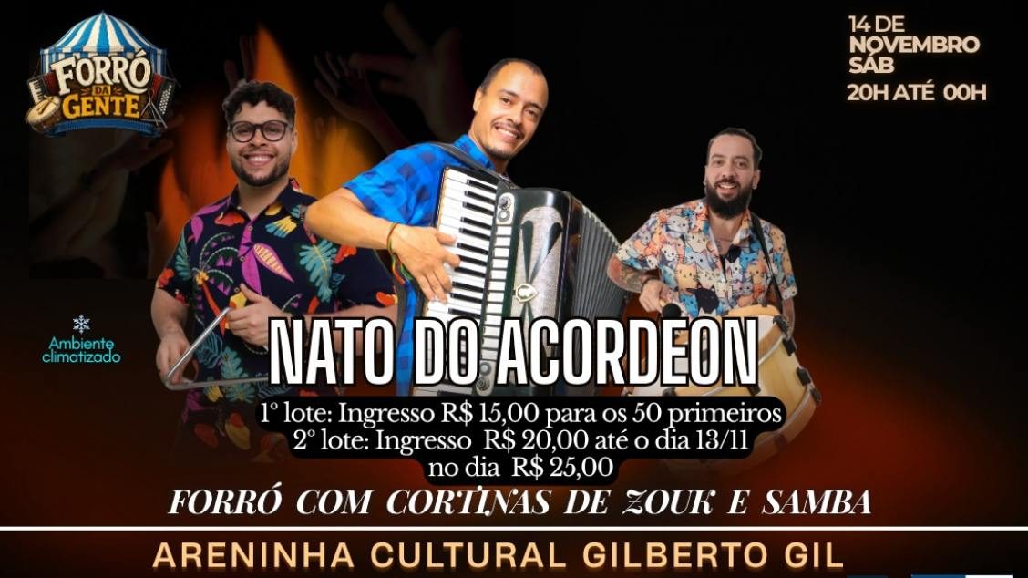 出典の画像 — FORRÓ DA GENTE APRESENTA: NATO DO ACORDEON