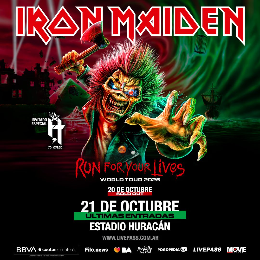 출처 이미지 — IRON MAIDEN en Huracan
