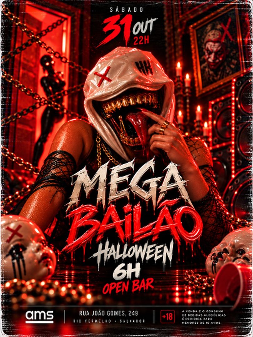 Bild der Quelle — Halloween - Mega Bailão 💀🔥 31/10 - Amsrv