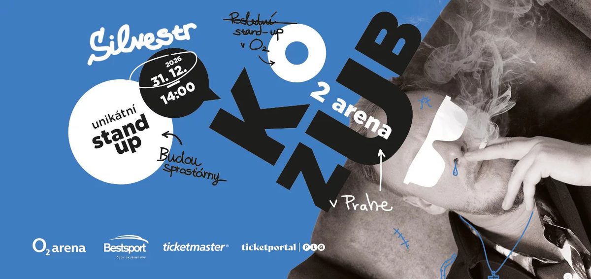 Flyer: Štěpán Kozub: BEZ DEBAT – Silvestrovský speciál